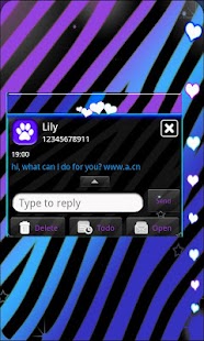 How to mod Zebra Love Theme for GO SMS 1 apk for pc