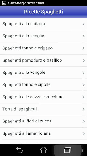 Ricette Spaghetti