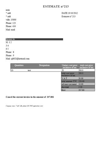 invoice easy pdf