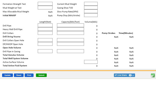 IWCF Kill Sheet Calculator