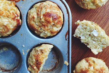 Feta and Jalapeño Corn Muffins