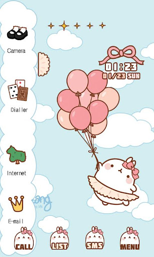 【免費娛樂App】CUKI Theme Ballon Molang-APP點子