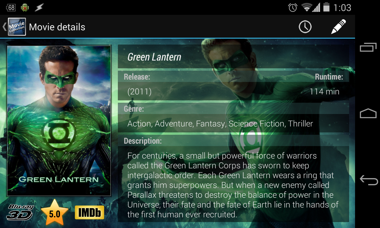 Movie Collection Android Apps on Google Play
