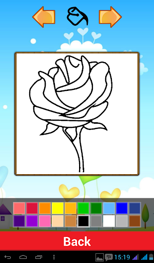 Rose Coloring Pages