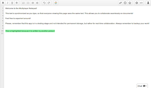Multiplayer Notepad
