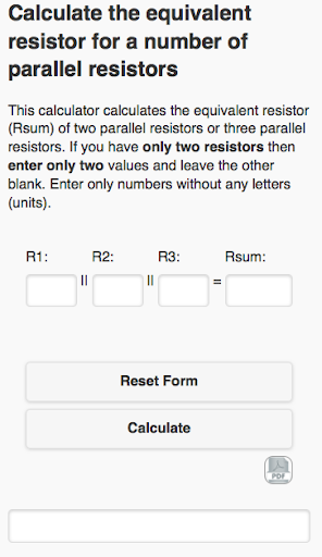 【免費生產應用App】Calculator Circuits-APP點子