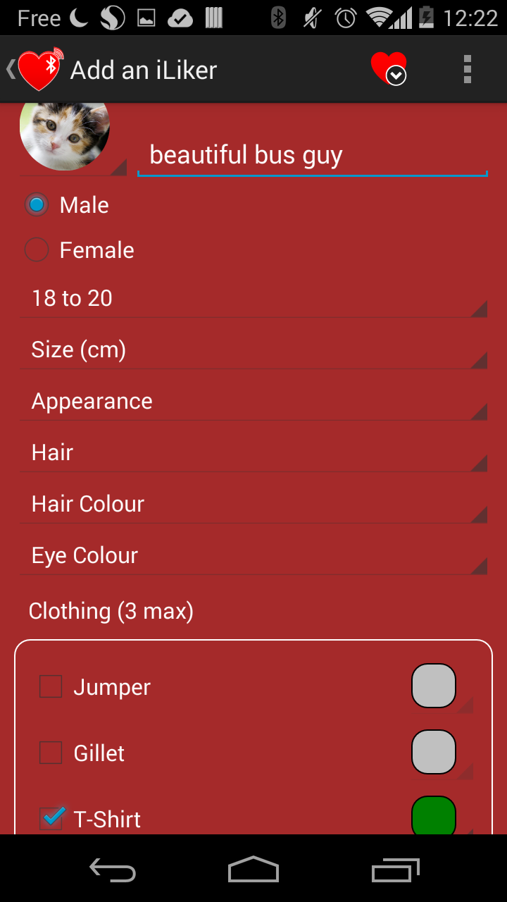 ILikeU : Bluetooth Chat Screen 2