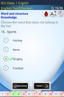 IEO Grade 1 English Olympiad Screenshots 22