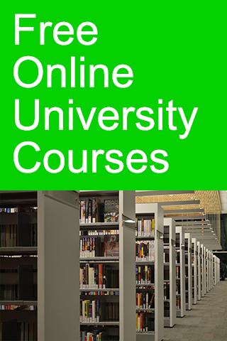 Free Online University Courses