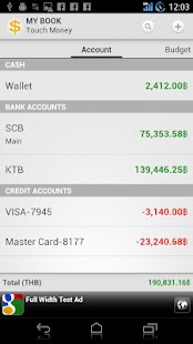 Touch Money - Expense Manager Screenshots 0