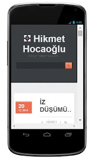 Hikmet Hocaoğlu Günlük Yazılar Screenshots 0