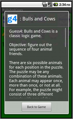 【免費解謎App】g4: Bulls and Cows-APP點子