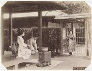 Japanse vrouwen wassen hun handen