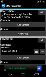 SMS Forwarder Screenshot