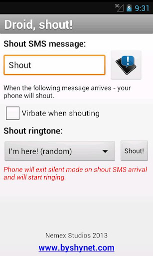DroidShout - Lite