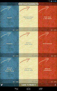 French GCSE Vocabulary AQA Screenshots 2
