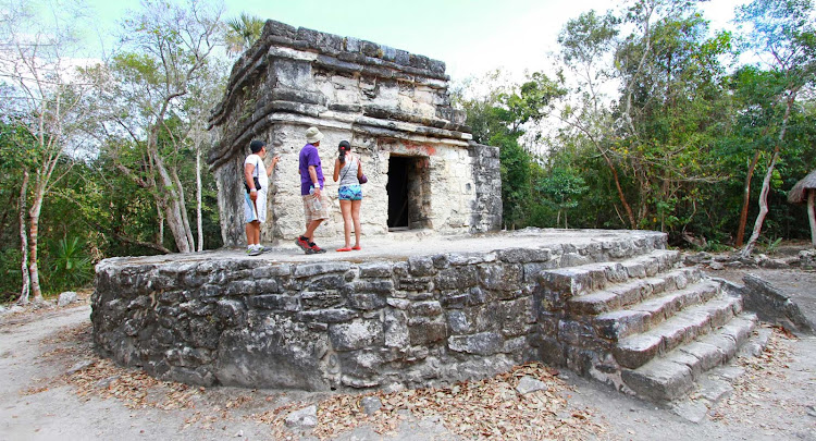 San Gervasio is the most important Mayan archeological site on Cozumel Island.