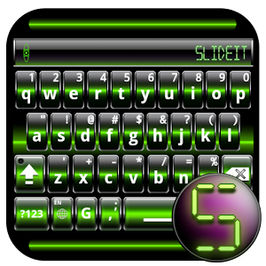 SlideIT Green Digital Skin  Icon