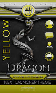 Download NEXT theme dragon yellow APK for PC