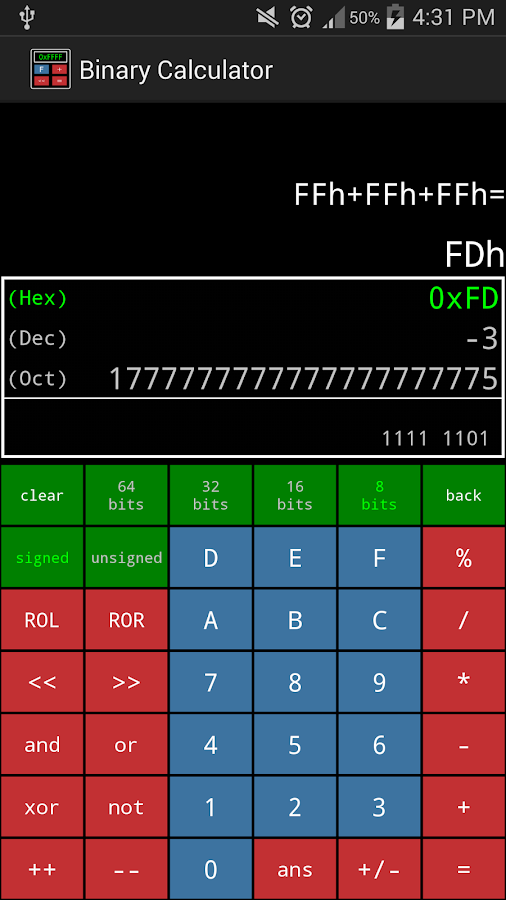 Binary Calculator Android Apps on Google Play