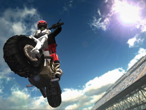 【免費賽車遊戲App】Daredevil Stunt Rider 3D-APP點子