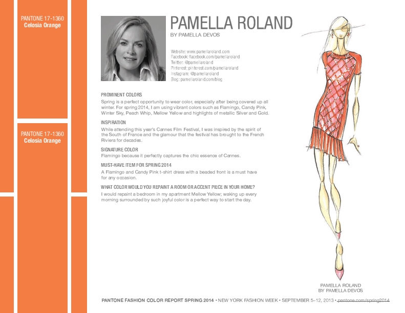 靈感來自熱帶花卉，延續Freesia的樂觀、自主色調，使得Celosia Orange彷彿夏日陽光般迷人。