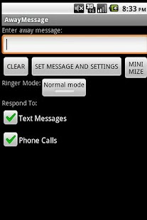 Download Away Message Free APK for Android