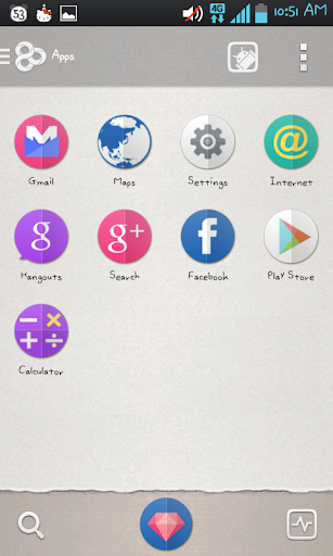 【免費個人化App】Paper go launcher theme-APP點子