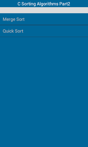 C Sorting Algorithms Part2