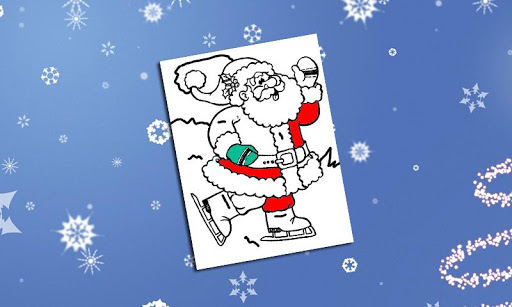 coloring page christmas