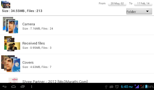 Lastest Album Manager - by size,month APK