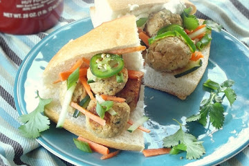 Vegan Meatball Banh Mi