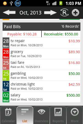 Bills + Screen 3