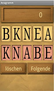 Anagram in Deutsch and English - náhled