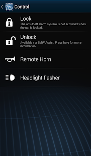 My BMW Remote Screenshots 1