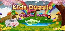 Kids Puzzles-Colorful farm new APK