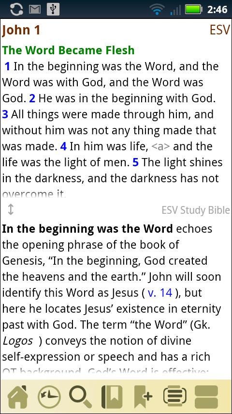 ESV Study Bible Screen 3