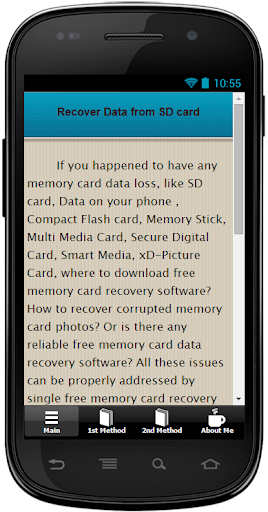 Recover Data from SD card