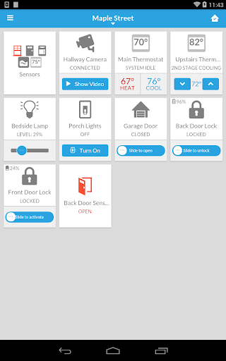 Nexia Home Intelligence Tablet