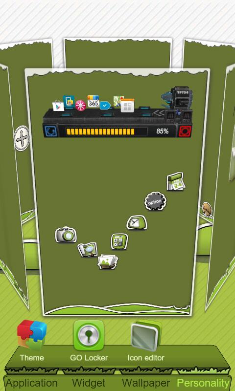 Next Launcher Theme P.Sheep Screen 2