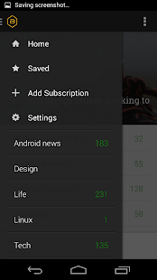 Amber RSS Reader - screenshot thumbnail