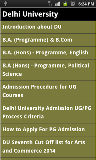 delhi university guide