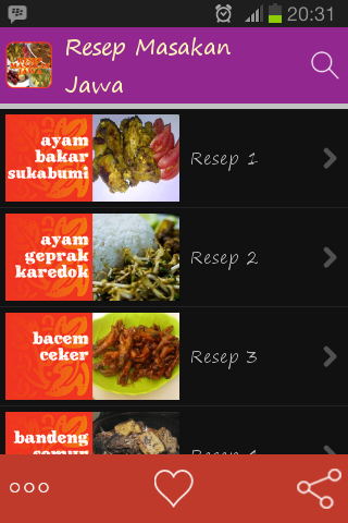 Resep Masakan Jawa