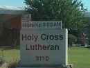Holy Cross Lutheran sign