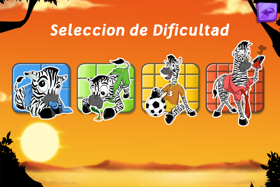 Android application Live Puzzle! African Animals screenshort