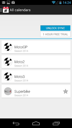 Moto GP Race Calendar 2015