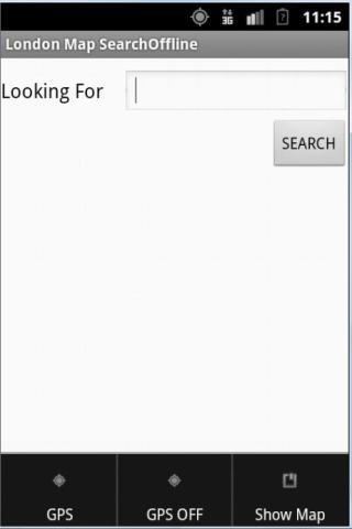 London Map Search Offline