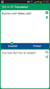 Swedish - Finnish Translator Screenshots 1