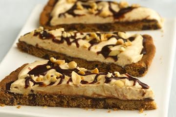 Chocolate-Peanut Butter Cookie Pizza