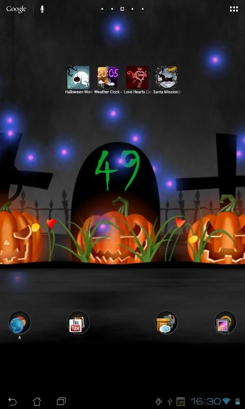 Живые обои Halloween Live Wallpaper на Андроид